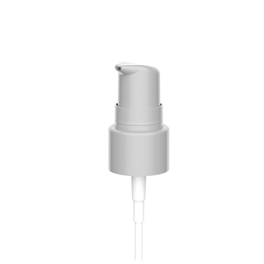 Дозатор для крема 007, размер 18/410, белый цвет, тип юбки ребристая